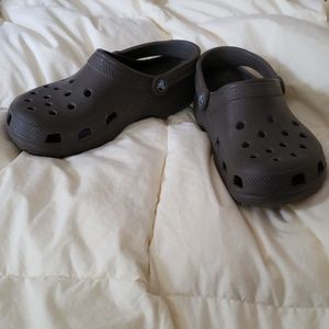Mens brown Crocs size 9